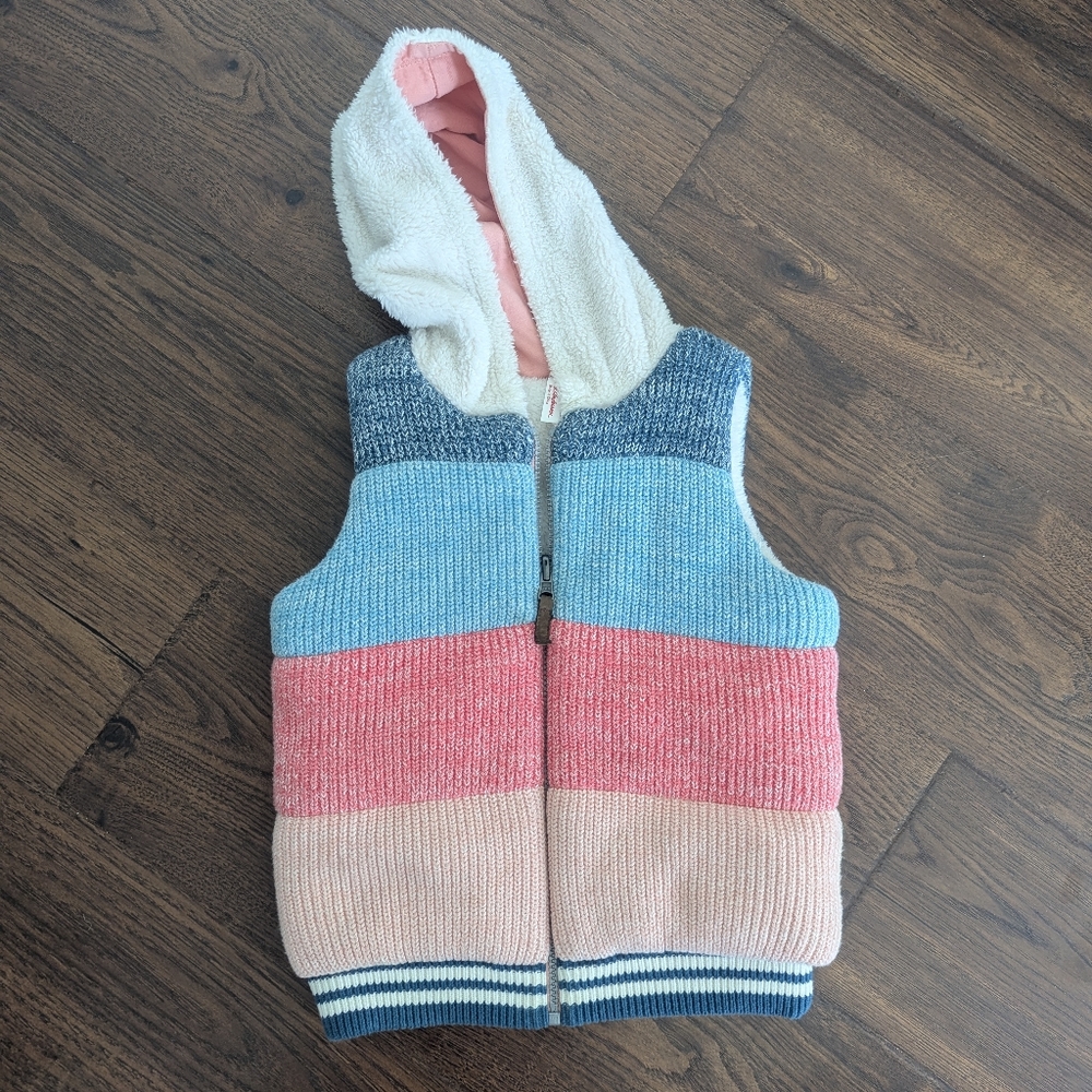 Hanna Andersson Colorful Winter Vest Size 6-7